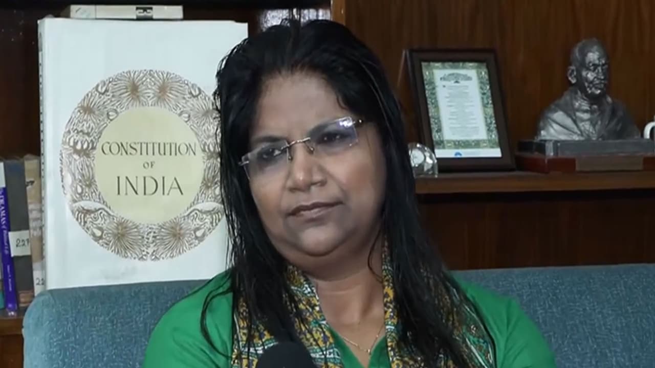 Congress leader Jebi Mather (Photo /ANI) Congress leader Jebi Mather (Photo /ANI)