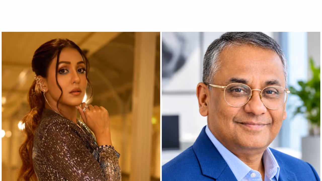 Neeti Mohan (L) Brij Mohan Sharma (R) (Photos/instagram/@neetimohan18) Neeti Mohan (L) Brij Mohan Sharma (R) (Photos/instagram/@neetimohan18)
