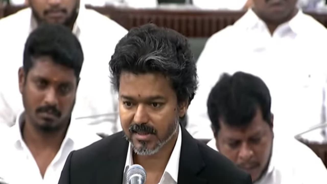 Tamil Nadu Chief Minister C Joseph Vijay (Photo/ANI) Tamil Nadu Chief Minister C Joseph Vijay (Photo/ANI)