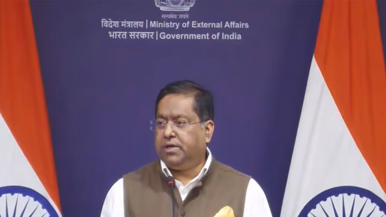 MEA Spokesperson Randhir Jaiswal (Photo/YouTube@Ministry of External Affairs, India) MEA Spokesperson Randhir Jaiswal (Photo/YouTube@Ministry of External Affairs, India)