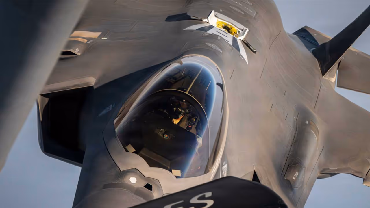 A U.S. Air Force F 35A stealth fighter jet (Photo/X@CENTCOM) A U.S. Air Force F 35A stealth fighter jet (Photo/X@CENTCOM)