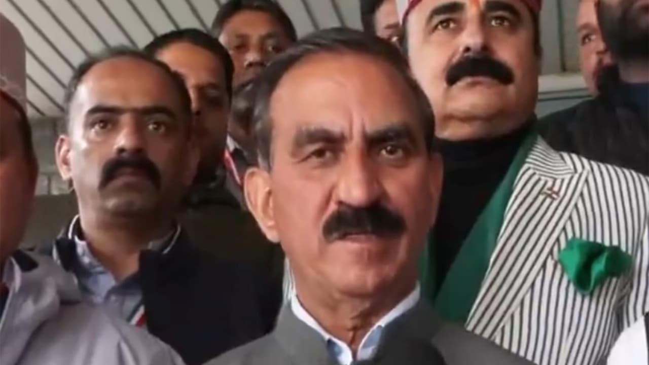 Himachal Pradesh Chief Minister Sukhvinder Singh Sukhu (Photo/ANI) Himachal Pradesh Chief Minister Sukhvinder Singh Sukhu (Photo/ANI)