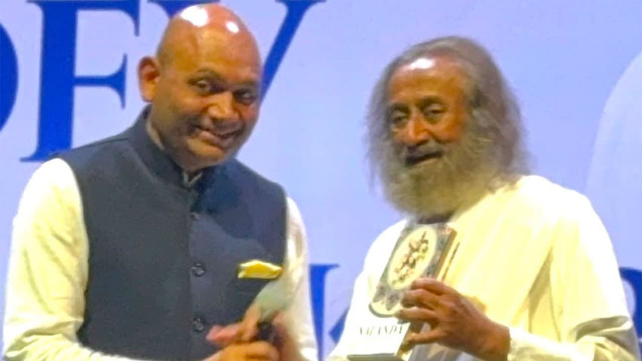 Spiritual leader Sri Sri Ravi Shankar attended the event in Baku (Photo/Art of Living Foundation) Spiritual leader Sri Sri Ravi Shankar attended the event in Baku (Photo/Art of Living Foundation)