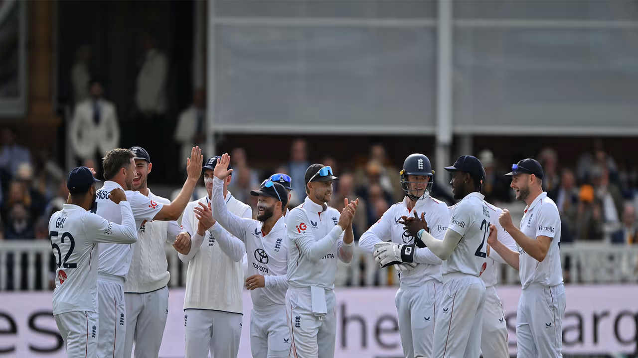 England players celebrating (Photo: X/@ICC) England players celebrating (Photo: X/@ICC)