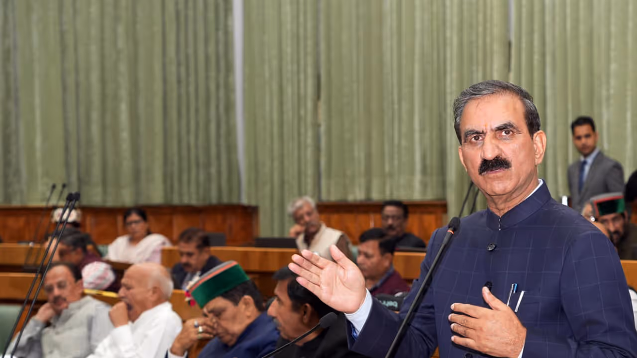Himachal Pradesh Chief Minister Sukhvinder Singh Sukhu (File Photo/ANI) Himachal Pradesh Chief Minister Sukhvinder Singh Sukhu (File Photo/ANI)