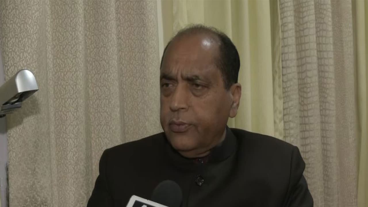 Himachal Pradesh former Chief Minister and Leader of the Opposition Jairam Thakur (Photo/ANI) Himachal Pradesh former Chief Minister and Leader of the Opposition Jairam Thakur (Photo/ANI)