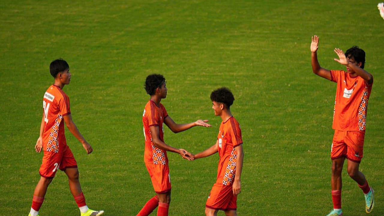 Punjab FC players celebrating. (Photo: RFDL) Punjab FC players celebrating. (Photo: RFDL)