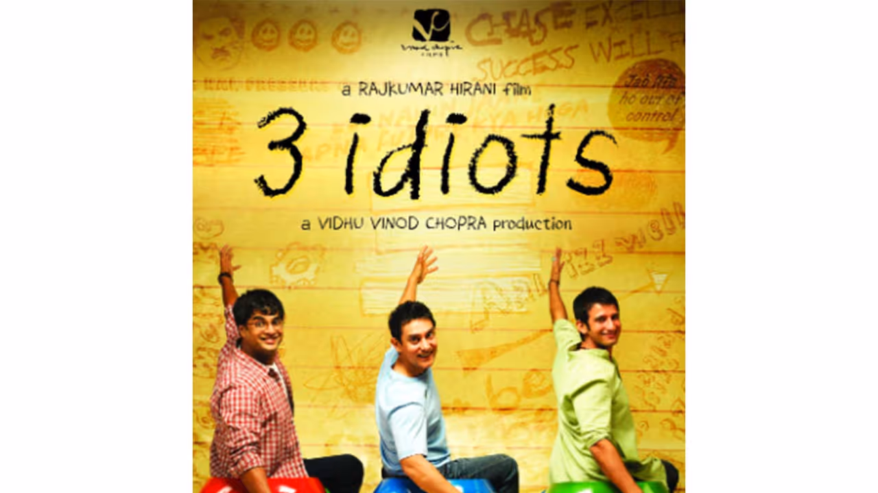 3 Idiots poster (Photo/Instagram@VidhuVinodChopraFilms) 3 Idiots poster (Photo/Instagram@VidhuVinodChopraFilms)