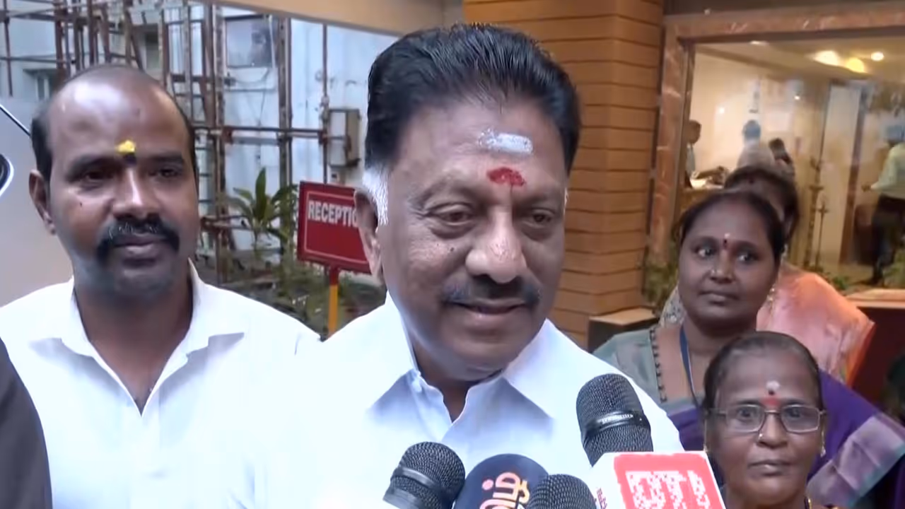 Former Tamil Nadu Chief Minister O Panneerselvam (Photo/ANI) Former Tamil Nadu Chief Minister O Panneerselvam (Photo/ANI)