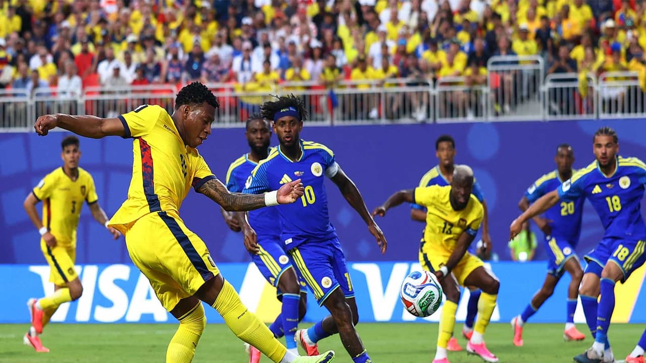 Soccer Football FIFA World Cup 2026 Group E Ecuador v Curacao Kansas City Stadium, Kansas City, Missouri, U.S. June 20, 2026 Ecuador's Gonzalo Plata shoots at goal. (Photo: REUTERS/Hannah Mckay) Soccer Football FIFA World Cup 2026 Group E Ecuador v Curacao Kansas City Stadium, Kansas City, Missouri, U.S. June 20, 2026 Ecuador's Gonzalo Plata shoots at goal. (Photo: REUTERS/Hannah Mckay)