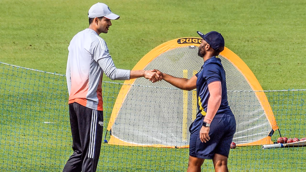 Indian skipper Shubman Gill and South African skipper Temba Bavuma (Photo/ANI) Indian skipper Shubman Gill and South African skipper Temba Bavuma (Photo/ANI)