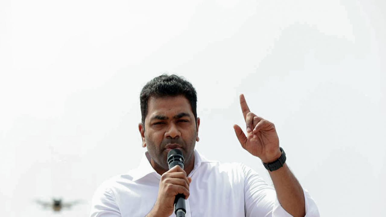 TVK leader Aadhav Arjuna (Photo/ANI) TVK leader Aadhav Arjuna (Photo/ANI)