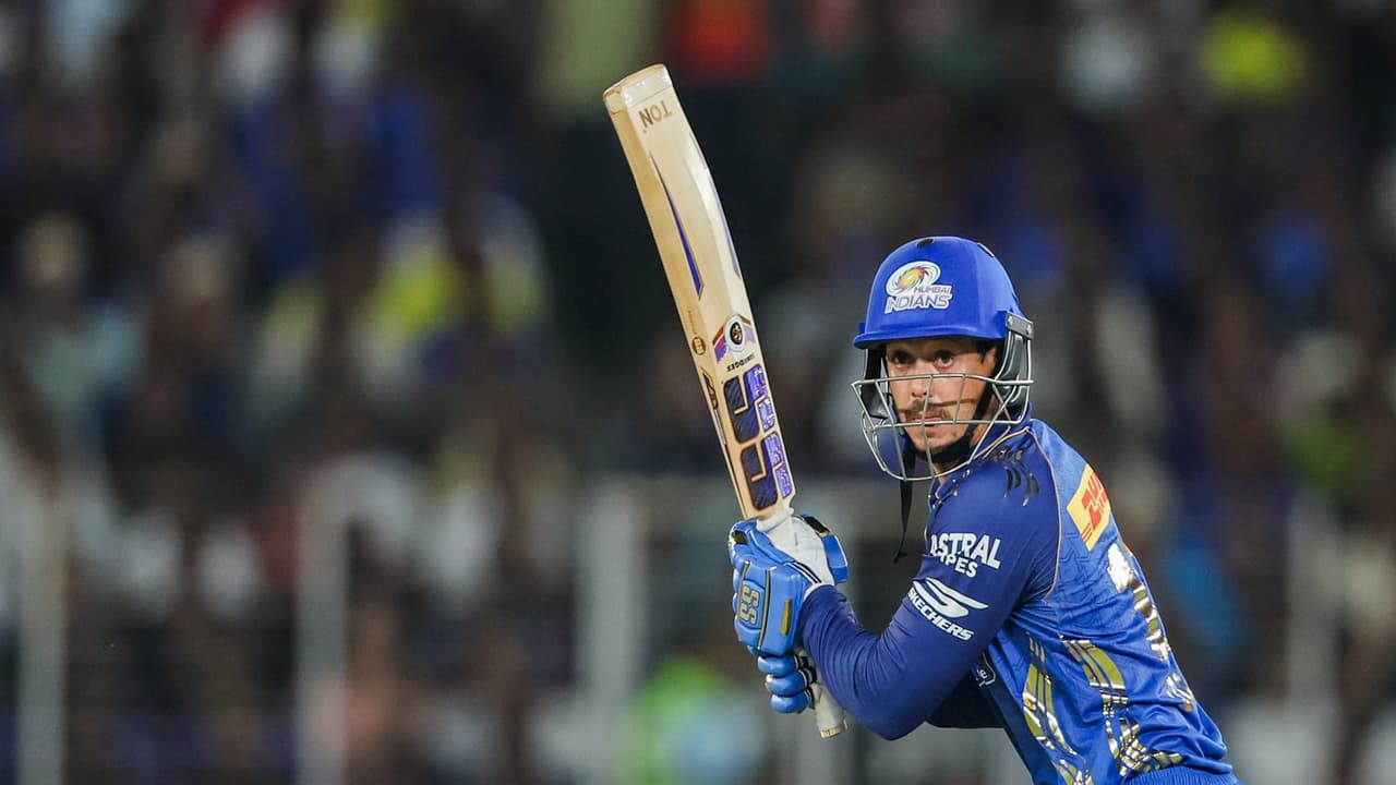 Mumbai Indians' Quinton de Kock (Photo: ANI) Mumbai Indians' Quinton de Kock (Photo: ANI)