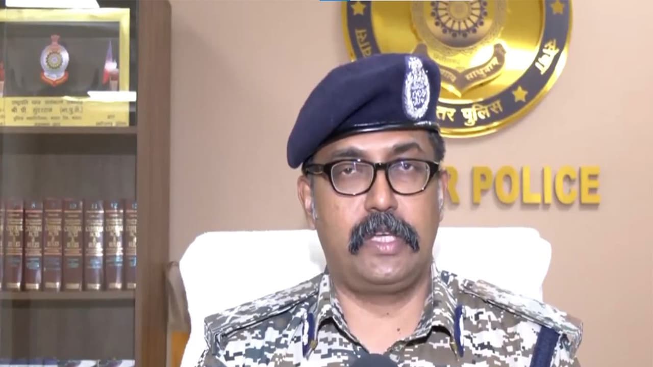 IG Bastar P Sundarraj (Photo/ANI) IG Bastar P Sundarraj (Photo/ANI)