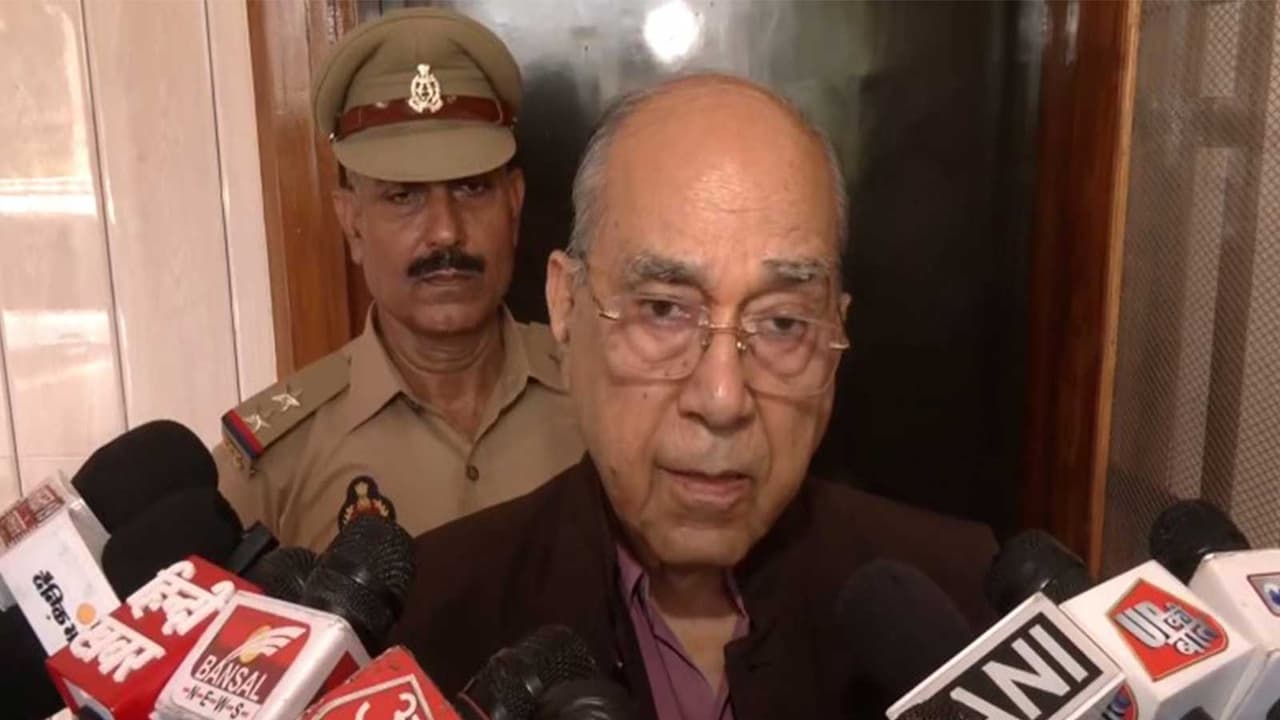 Nripendra Misra, Chairman of Ram Mandir Construction Committee (Photo/ANI) Nripendra Misra, Chairman of Ram Mandir Construction Committee (Photo/ANI)