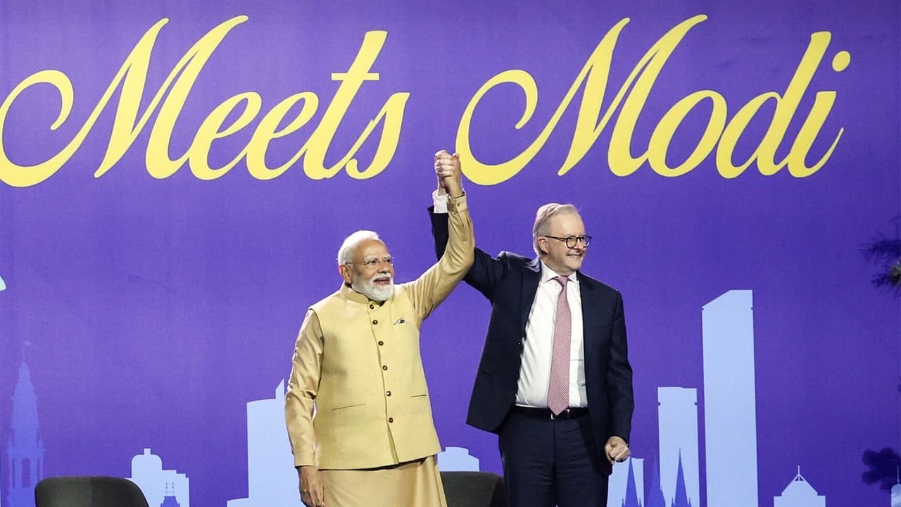 Prime Minister Narendra Modi with Australian Prime Minister Anthony Albanese. (File Photo/ANI) Prime Minister Narendra Modi with Australian Prime Minister Anthony Albanese. (File Photo/ANI)