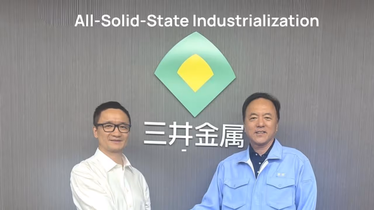 https://stocktwits.com/news articles/markets/equity/mitsui kinzoku partners with factorial to scale all solid state battery manufacturing/cZD05pDRBiq https://stocktwits.com/news articles/markets/equity/mitsui kinzoku partners with factorial to scale all solid state battery manufacturing/cZD05pDRBiq
