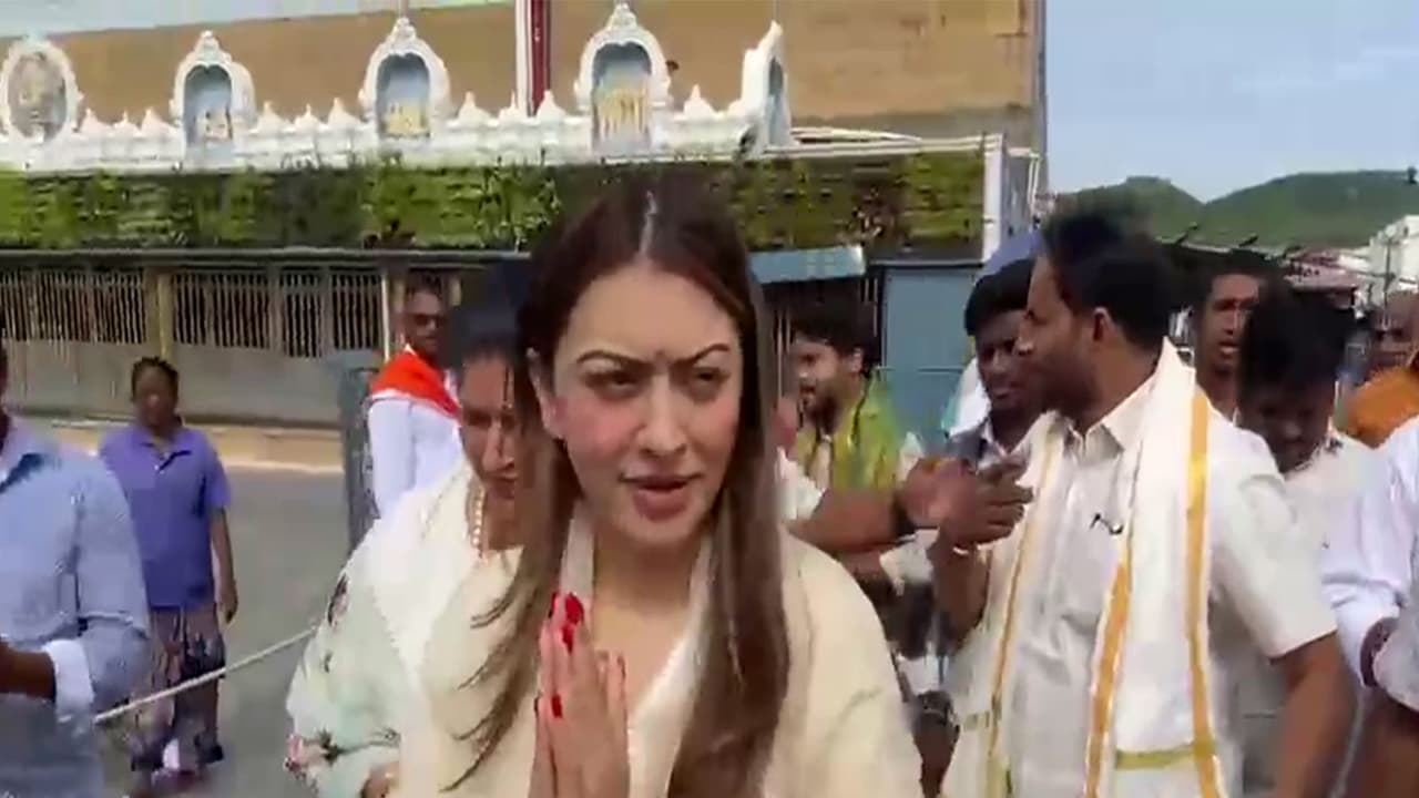 Actor Hansika Motwanni (Photo/ANI) Actor Hansika Motwanni (Photo/ANI)
