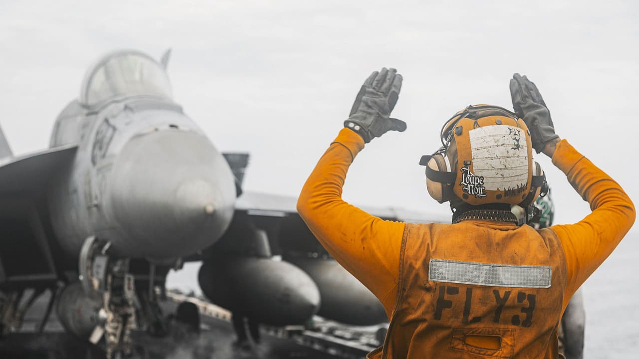USS Abraham Lincoln continues flight operations against military targets in Iran (Photo/X/ @CENTCOM) USS Abraham Lincoln continues flight operations against military targets in Iran (Photo/X/ @CENTCOM)