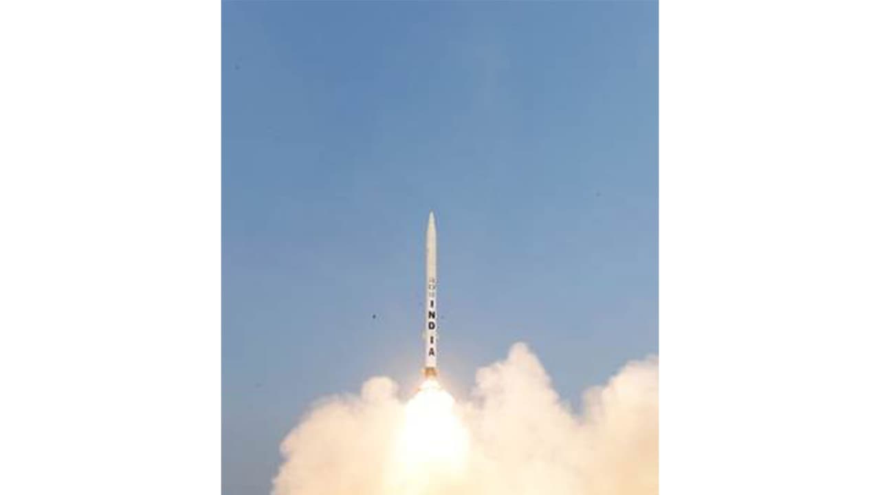 DRDO successfully demonstrates advanced multi layered missile defence system during flight trials. (Photo/PIB) DRDO successfully demonstrates advanced multi layered missile defence system during flight trials. (Photo/PIB)