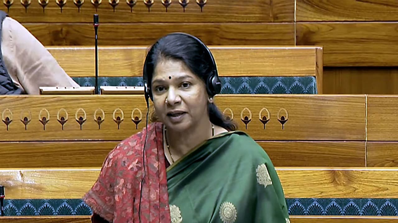 DMK MP Kanimozhi Karunanidhi (FilePhoto/ANI) DMK MP Kanimozhi Karunanidhi (FilePhoto/ANI)