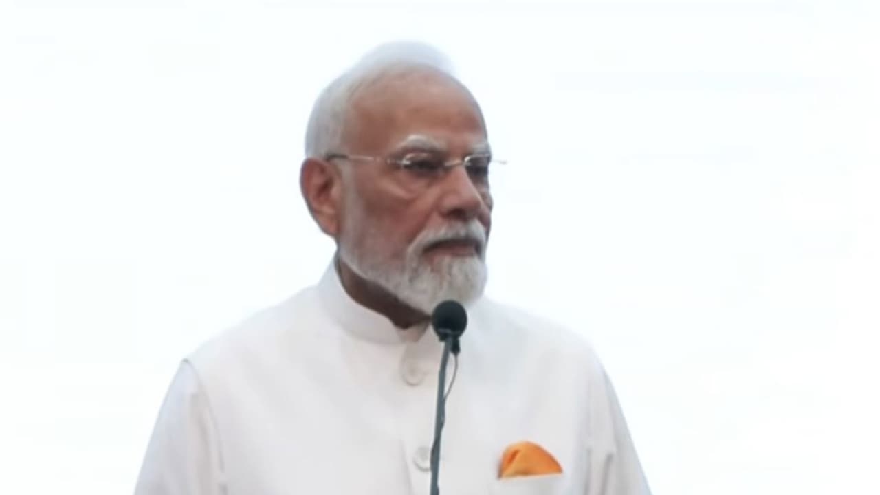 Prime Minister Narendra Modi addresses the Indonesian Parliament on July 7, 2026 (Photo/ANI/DD) Prime Minister Narendra Modi addresses the Indonesian Parliament on July 7, 2026 (Photo/ANI/DD)