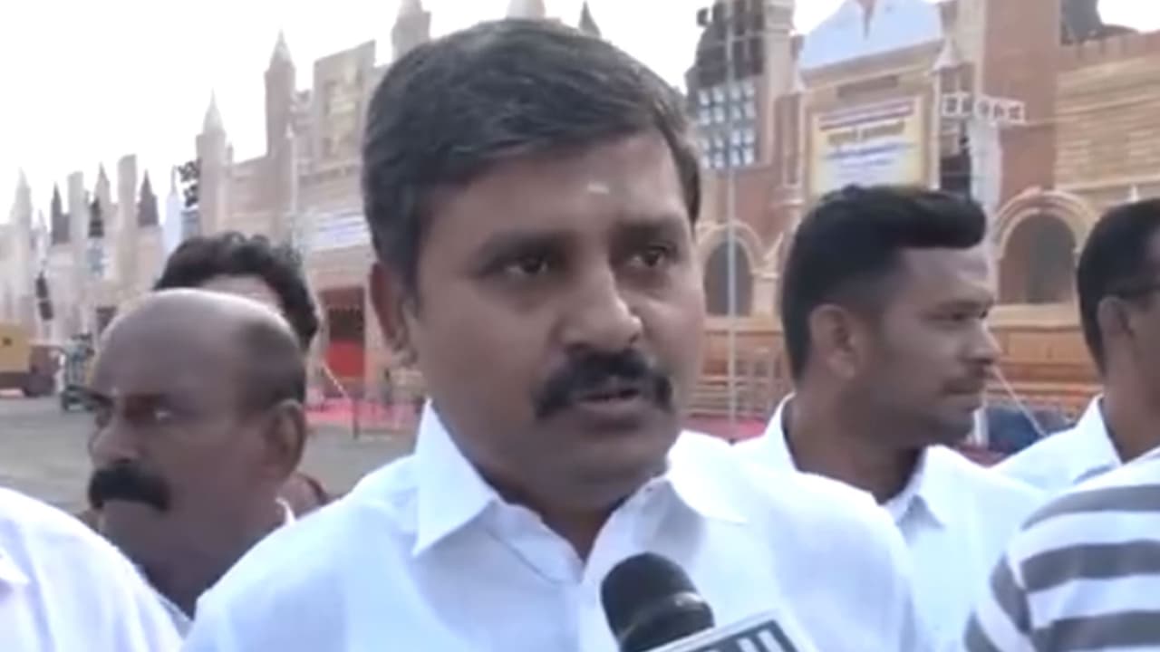 DMK MP Arun Nehru (Photo/ANI) DMK MP Arun Nehru (Photo/ANI)