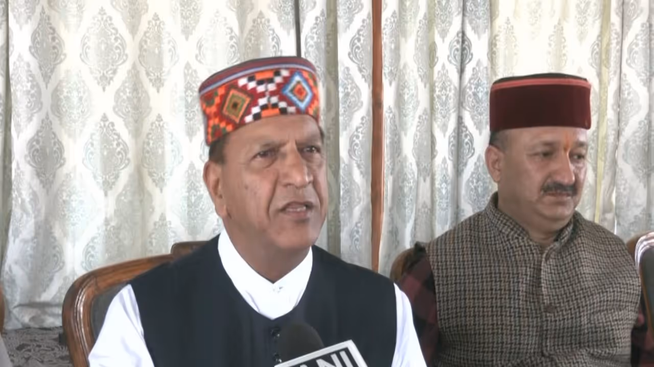 Himachal Pradesh BJP president Rajeev Bindal (Photo:ANI) Himachal Pradesh BJP president Rajeev Bindal (Photo:ANI)