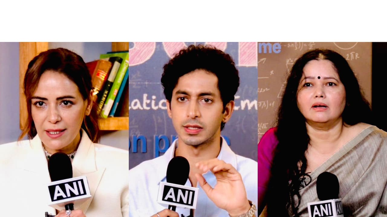 Actors Mona Singh and Mihir Ahuja, along with producer Babita Ashiwal (Photo/ANI) Actors Mona Singh and Mihir Ahuja, along with producer Babita Ashiwal (Photo/ANI)