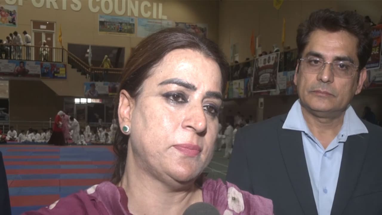J&K Sports Council Secretary Nuzhat Gul. (Photo/ANI) J&K Sports Council Secretary Nuzhat Gul. (Photo/ANI)
