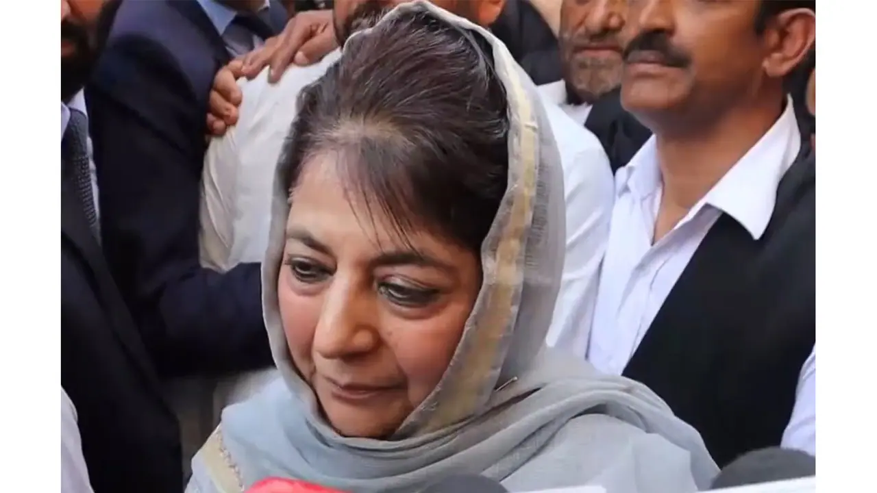 PDP chief Mehbooba Mufti (Photo/ANI) PDP chief Mehbooba Mufti (Photo/ANI)