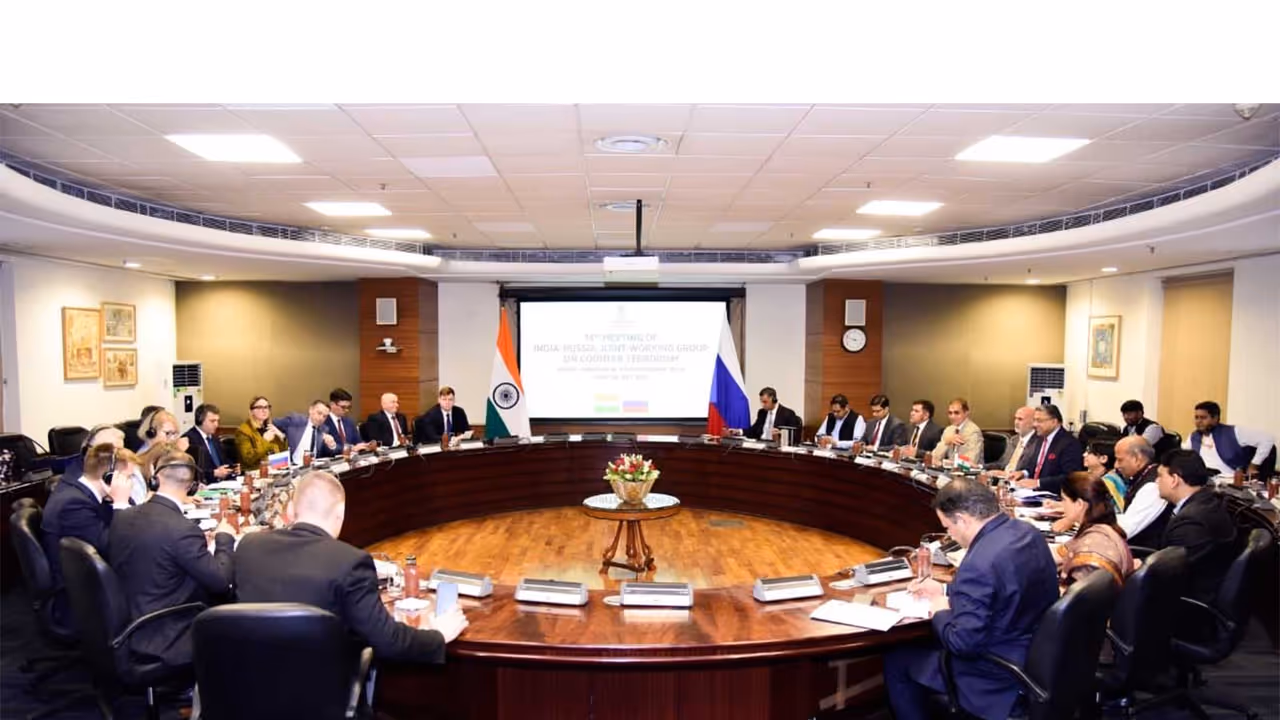 India, Russia call for "concerted action" against terror groups, proxies at 14th JWG meeting (Photo/X@MEAIndia) India, Russia call for "concerted action" against terror groups, proxies at 14th JWG meeting (Photo/X@MEAIndia)