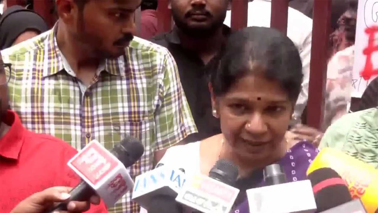 DMK MP Kanimozhi Karunanidhi (Photo/ANI) DMK MP Kanimozhi Karunanidhi (Photo/ANI)
