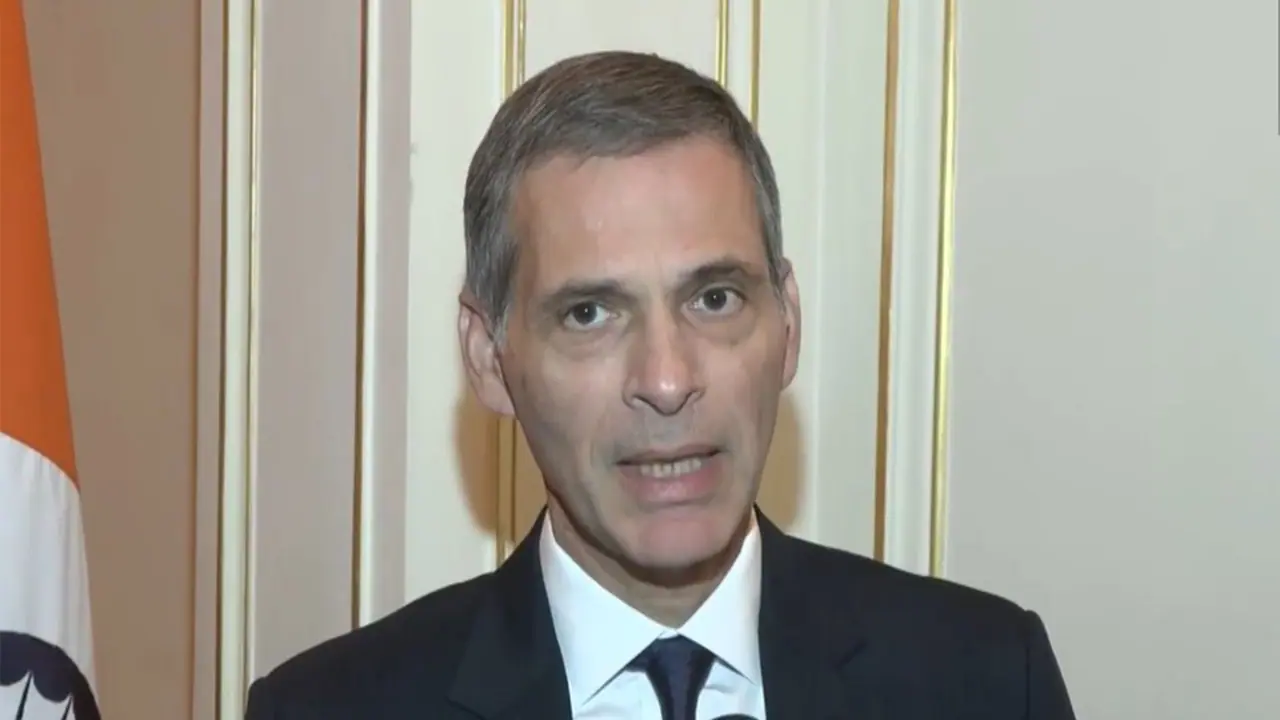 Chairman and CEO of Marsailles headquartered CMA CGM Group, Rodolphe Saade (Photo/ANI) Chairman and CEO of Marsailles headquartered CMA CGM Group, Rodolphe Saade (Photo/ANI)