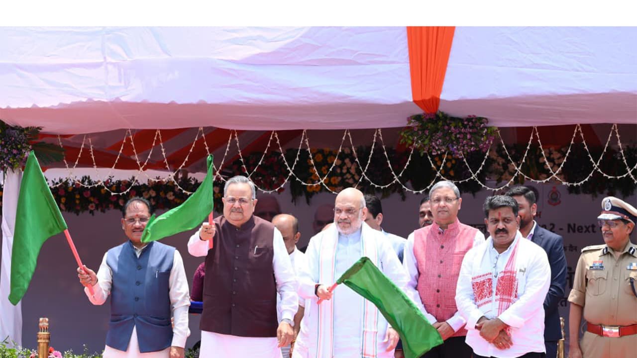 Union Home Minister Amit Shah in Raipur (Photo/ANI) Union Home Minister Amit Shah in Raipur (Photo/ANI)