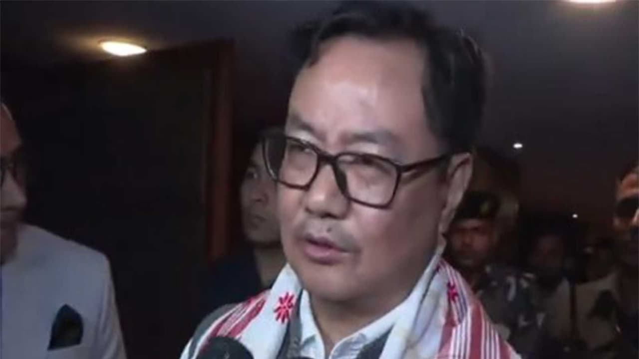 Union Parliamentary Affairs Minister Kiren Rijiju (Photo/ANI) Union Parliamentary Affairs Minister Kiren Rijiju (Photo/ANI)