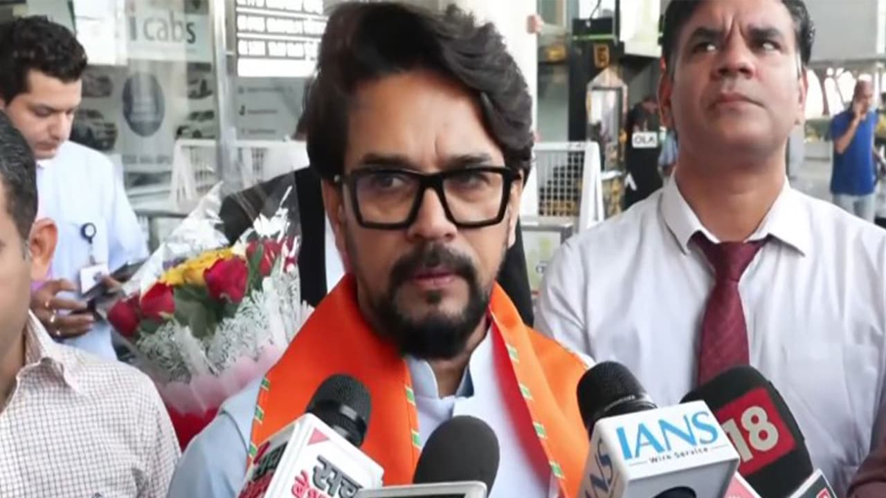 BJP MP Anurag Thakur (Photo/ANI) BJP MP Anurag Thakur (Photo/ANI)