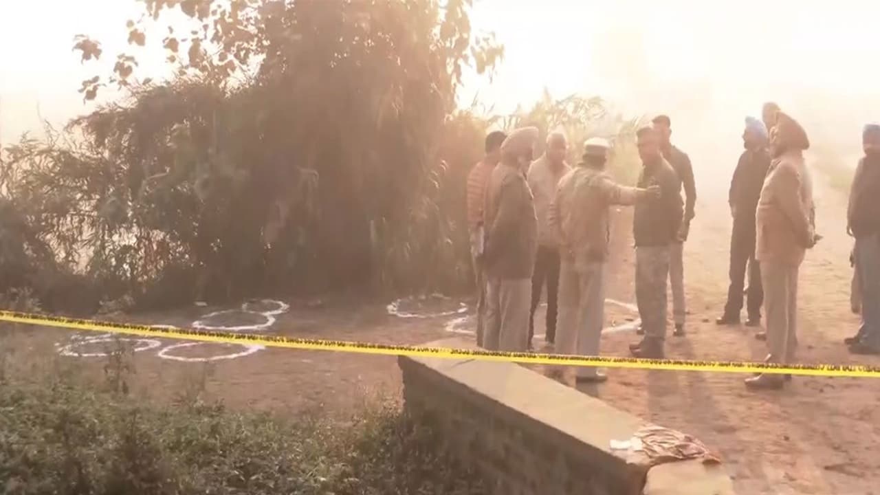 Visuals from Tong village, Rayya, Amritsar (Photo/ANI)