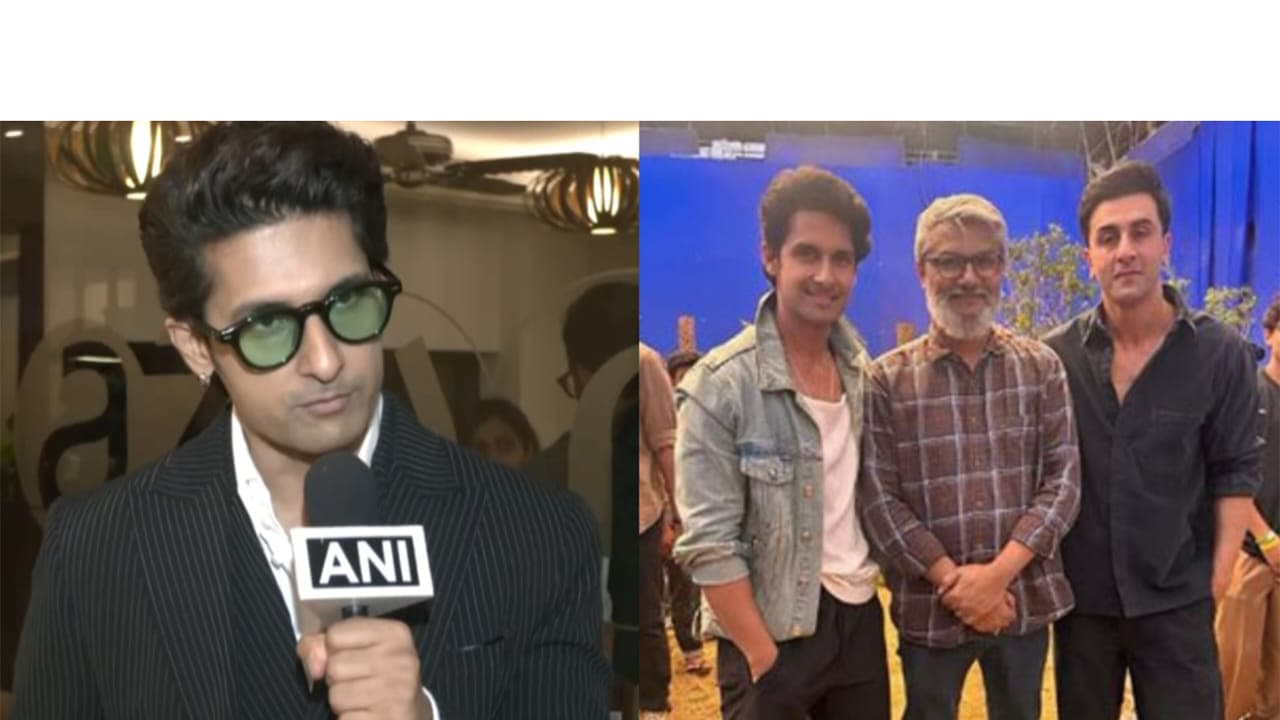 Ravie Dubey (L) Ravie Dubey with Ranbir and Nitish Tiwari (Photo/ANI/instagram/@ravidubey2312)