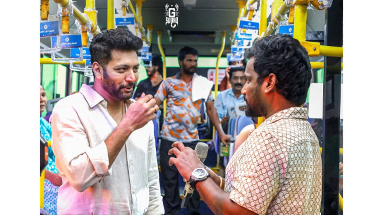 Ravi Mohan (Photo/X@Dir_Lokesh) Ravi Mohan (Photo/X@Dir_Lokesh)