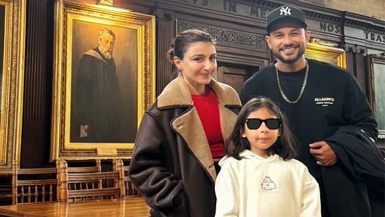 Soha Ali Khan with Kunal Khemu and daughter Inaaya (Photo/instagram/@sakpataudi) Soha Ali Khan with Kunal Khemu and daughter Inaaya (Photo/instagram/@sakpataudi)