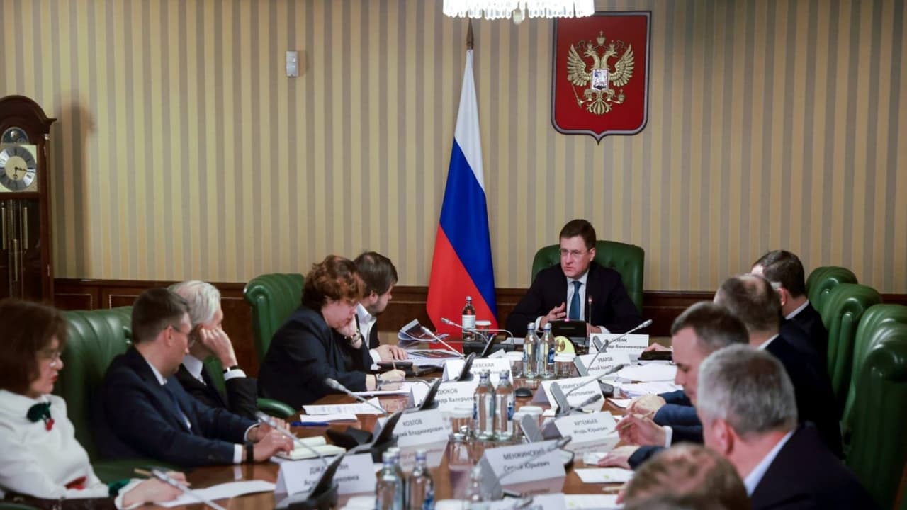 Russian Deputy Prime Minister Alexander Novak during the review meeting (Photo/Government of Russia) Russian Deputy Prime Minister Alexander Novak during the review meeting (Photo/Government of Russia)