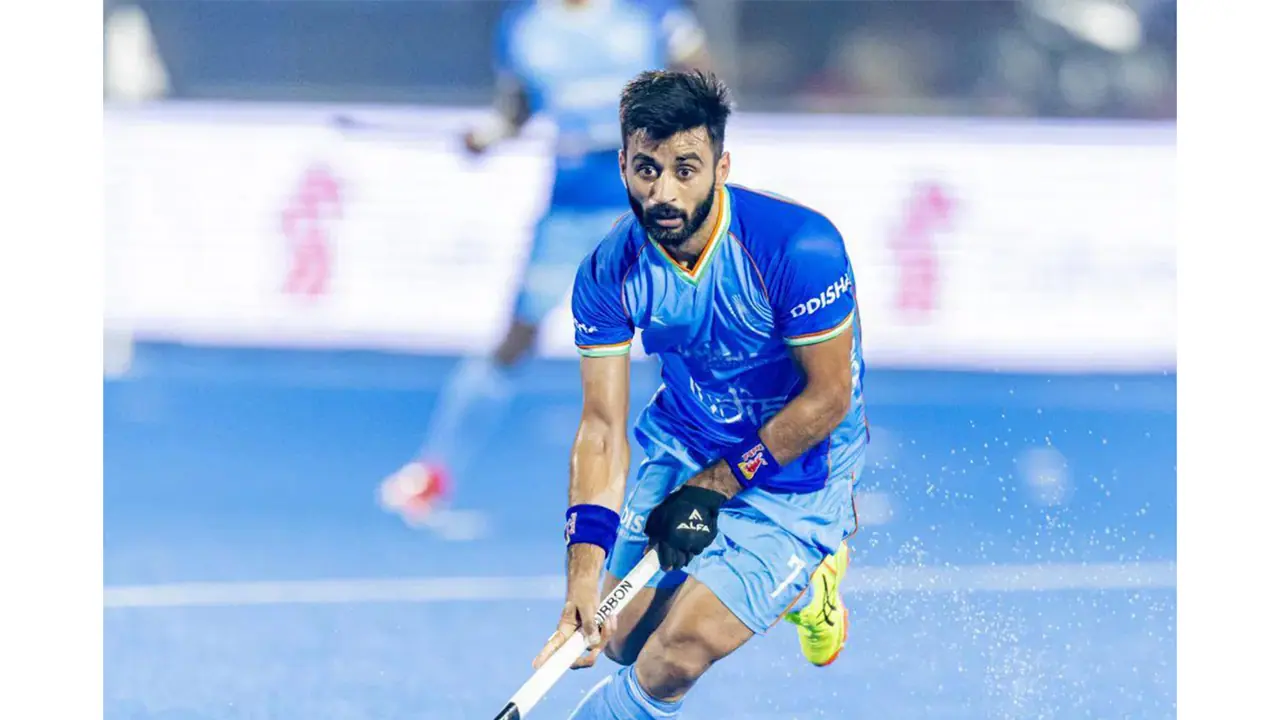 Manpreet Singh in action (Photo: Hockey India) Manpreet Singh in action (Photo: Hockey India)