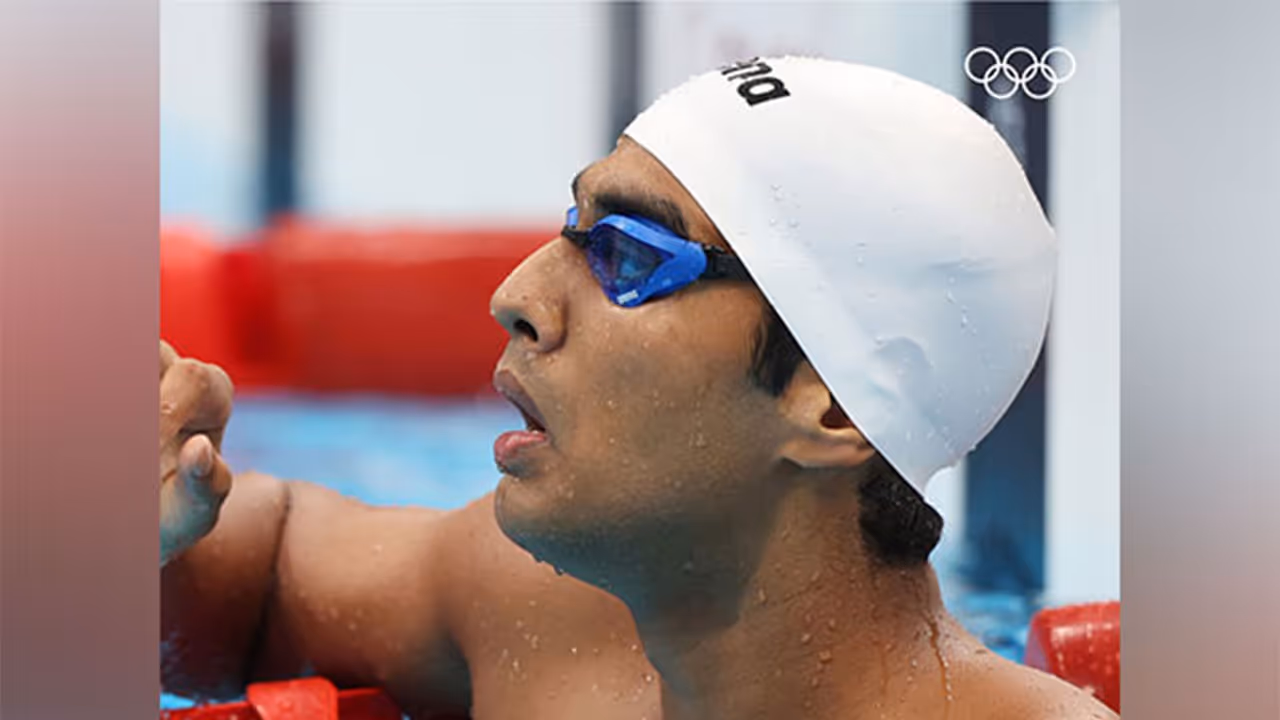 Srihari Natraj. (Photo: @Olympics X) Srihari Natraj. (Photo: @Olympics X)