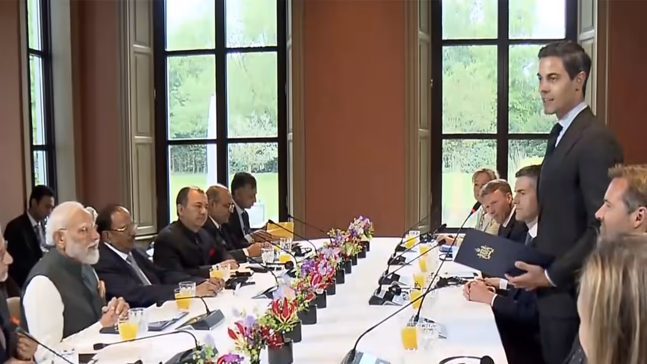 Dutch PM Rob Jetten speaking during delegation level talks with PM Narendra Modi (Photo/ANI) Dutch PM Rob Jetten speaking during delegation level talks with PM Narendra Modi (Photo/ANI)