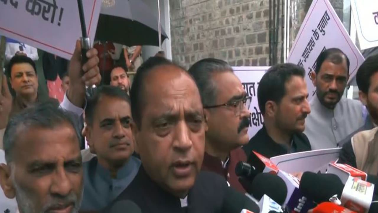 Himachal Pradesh LoP Jairam Thakur (Photo/ANI) Himachal Pradesh LoP Jairam Thakur (Photo/ANI)