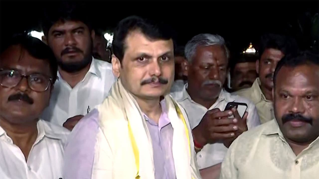 DMK MLA V Senthil Balaji (File photo/ANI) DMK MLA V Senthil Balaji (File photo/ANI)