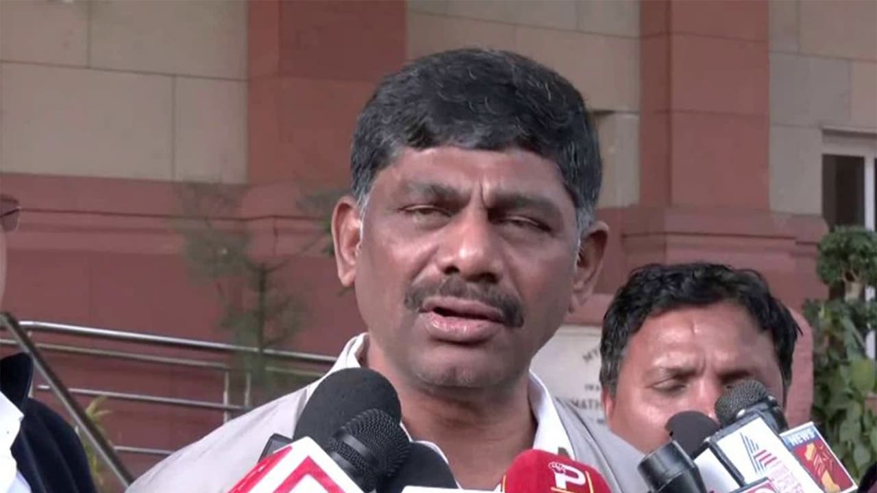 Congress leader DK Suresh (Photo; ANI) Congress leader DK Suresh (Photo; ANI)