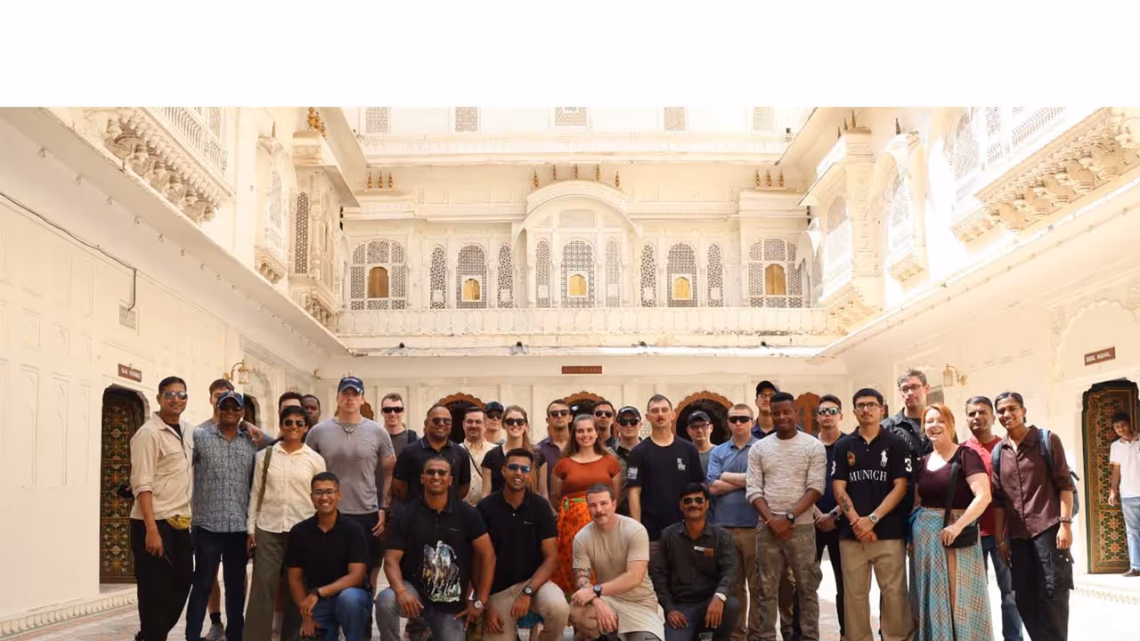 Indian and US Army troops at Junagarh Fort in Bikaner, Rajasthan (Photo Indian and US Army troops at Junagarh Fort in Bikaner, Rajasthan (Photo