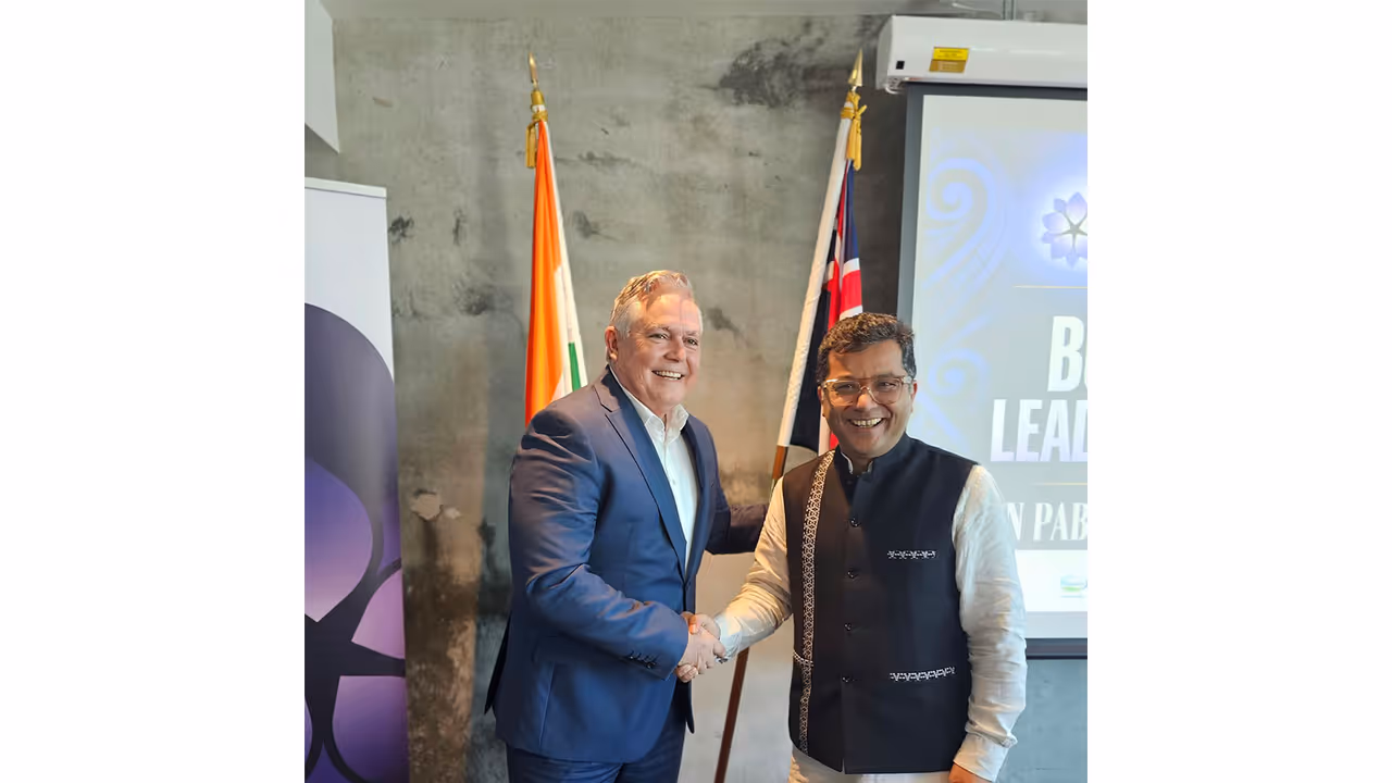 Union Minister of State for External Affairs Pabitra Margherita shakes hands with New Zealand's Minister of Police Mark Mitchell during a business event organized by the India New Zealand Business Council (INZBC) in Auckland. (Photo: X/@PmargheritaBJP) Union Minister of State for External Affairs Pabitra Margherita shakes hands with New Zealand's Minister of Police Mark Mitchell during a business event organized by the India New Zealand Business Council (INZBC) in Auckland. (Photo: X/@PmargheritaBJP)